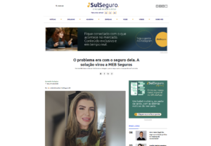 MEB Seguros na mídia: Mariana Espezim Barbosa concede entrevista ao portal Sul Seguro